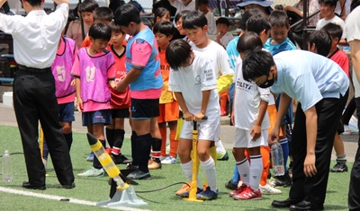 地域交流イベント「近大新宮サッカーフェスティバル」　少年サッカー大会を開催し、理科実験などのイベントも！