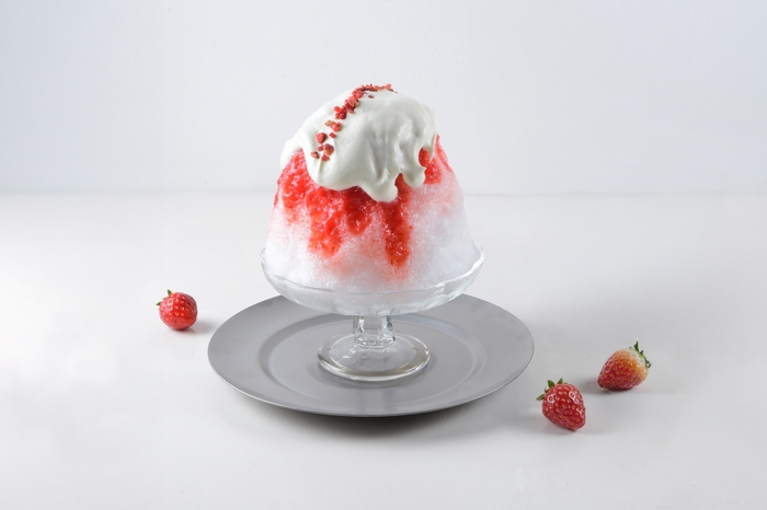 国産いちご100％使用のいちごかき氷