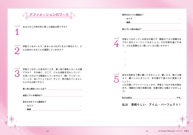 書きこみ式ですが、気に入った個所だけを進めてもOK