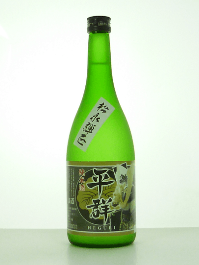 純米酒　平群　松永弾正ラベル