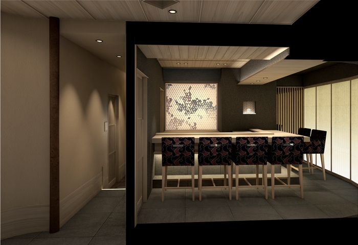 「鮨 銀座おのでら 弟本店」内観イメージ２