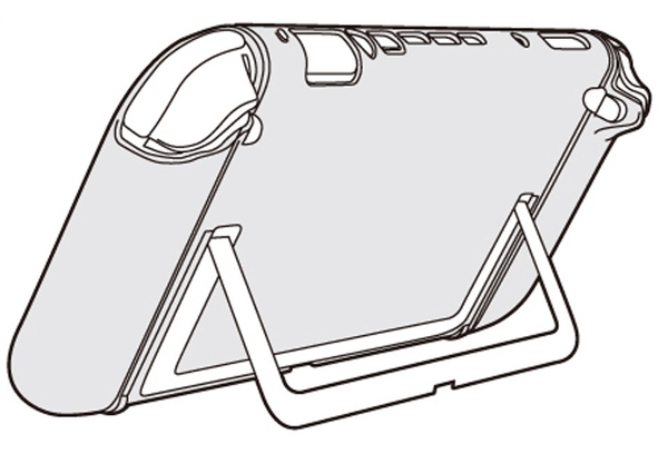 背面スタンド使用イメージ
