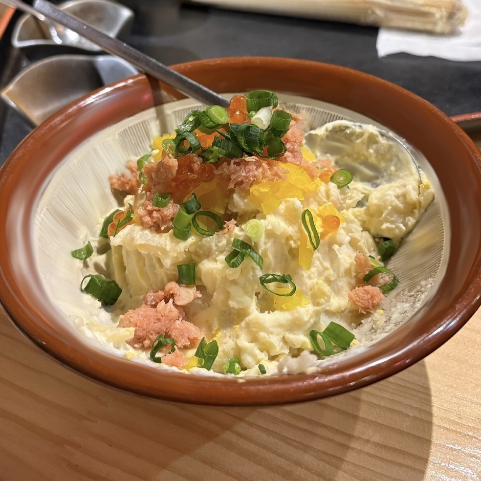 寿司屋のポテサラ