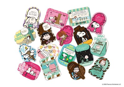SNOOPY STICKER CLUBオリジナルデザインステッカー(一部)