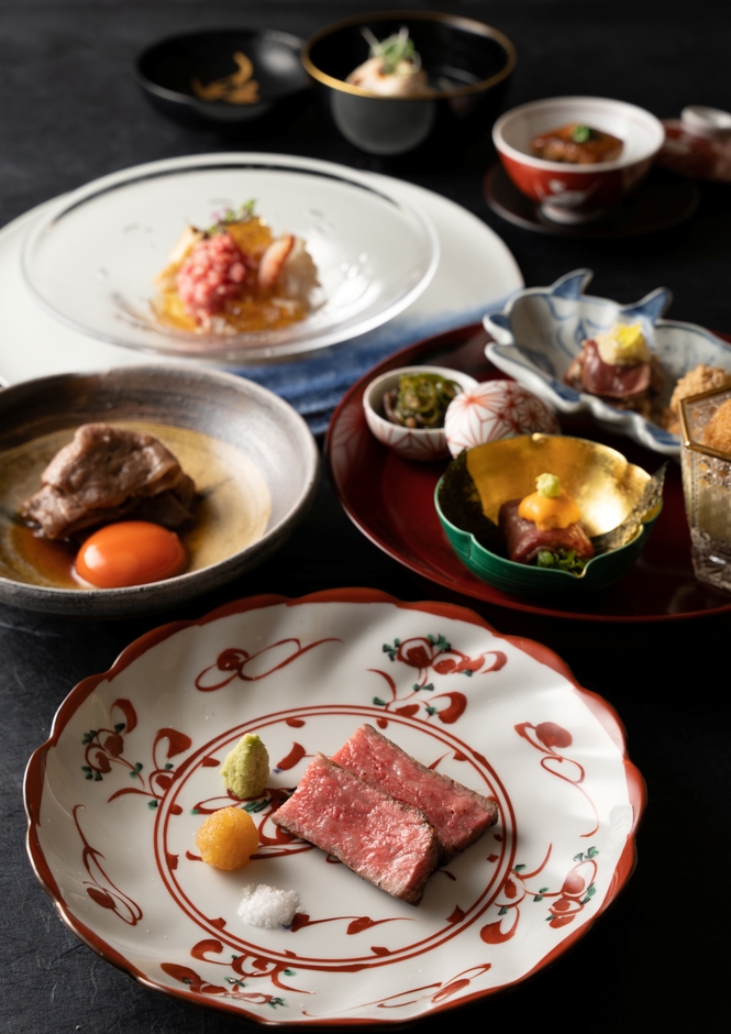 京都牛 特別会席 一例