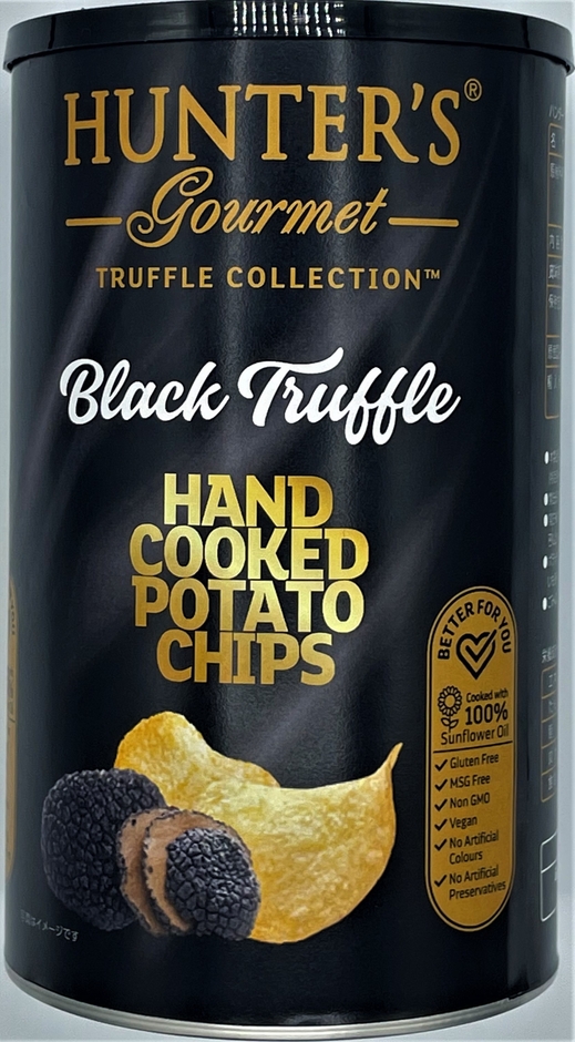 ハンター 黒トリュフ風味 150g缶(パッケージデザインは最終ではありません。只今開発中です。)