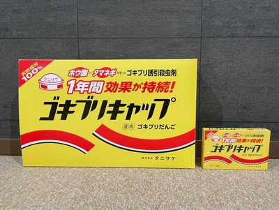 左がディスプレイ箱、右が商品