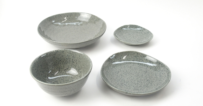 Re-食器 薄墨(小丼・三角小皿・5寸皿・7寸深皿)