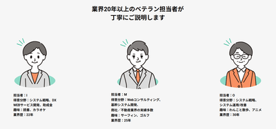 ベテラン担当者のご紹介