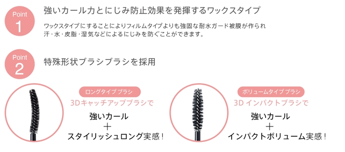 レア ナニ プラス エクストラカール マスカラ特長
