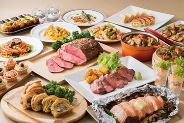 ライブキッチンから贈る、 出来たてお肉料理にハロウィンデザートなど秋の味覚がそろう 「AUTUMN VIKING（オータム バイキング）」
