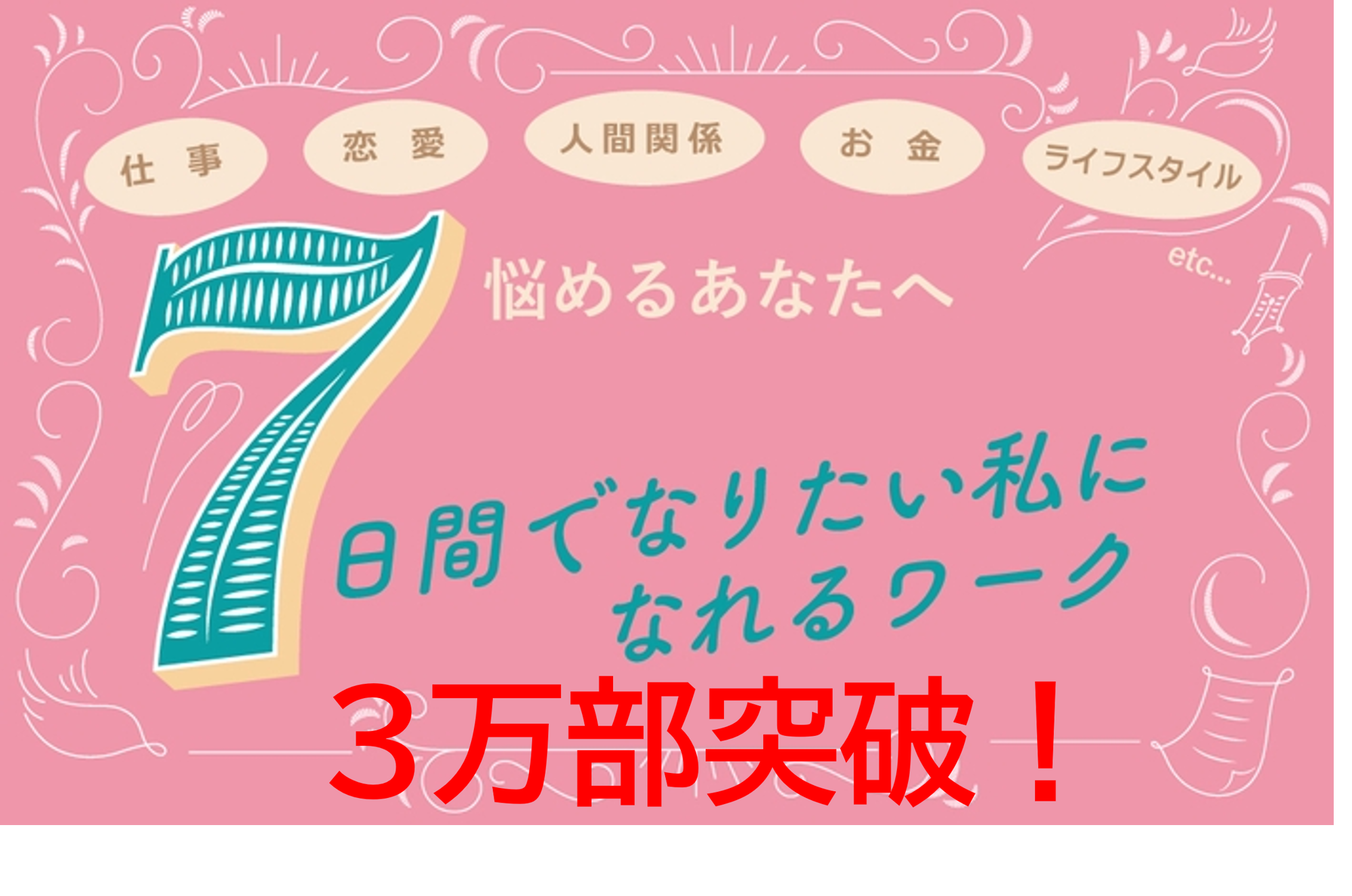 【春から始めたい】3万部突破！ 大石洋子 著『7日間でなりたい私になれるワーク』