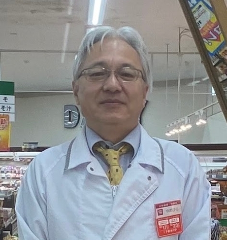 当時「ゆめマート人吉店　店長　山平 聖記氏(現在はゆめマート帯山店長)