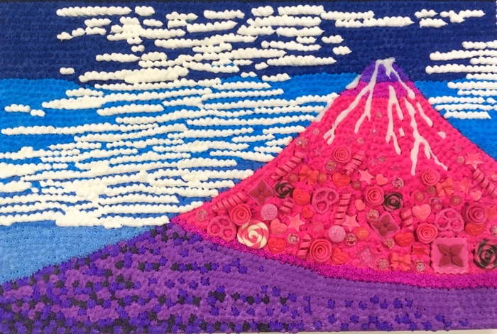 葛飾北斎 凱風快晴オマージュ作品