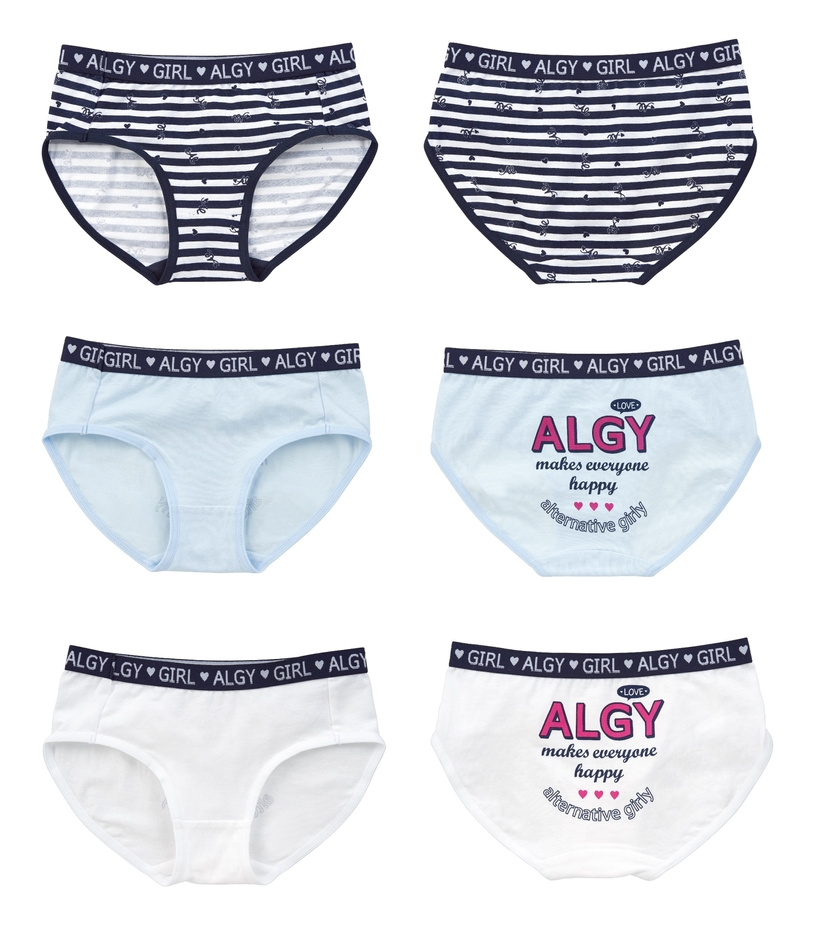 カラーショーツ(ボーダー/サックス/ホワイト)