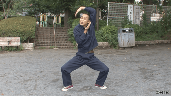 「帰省なう」(C)HTB