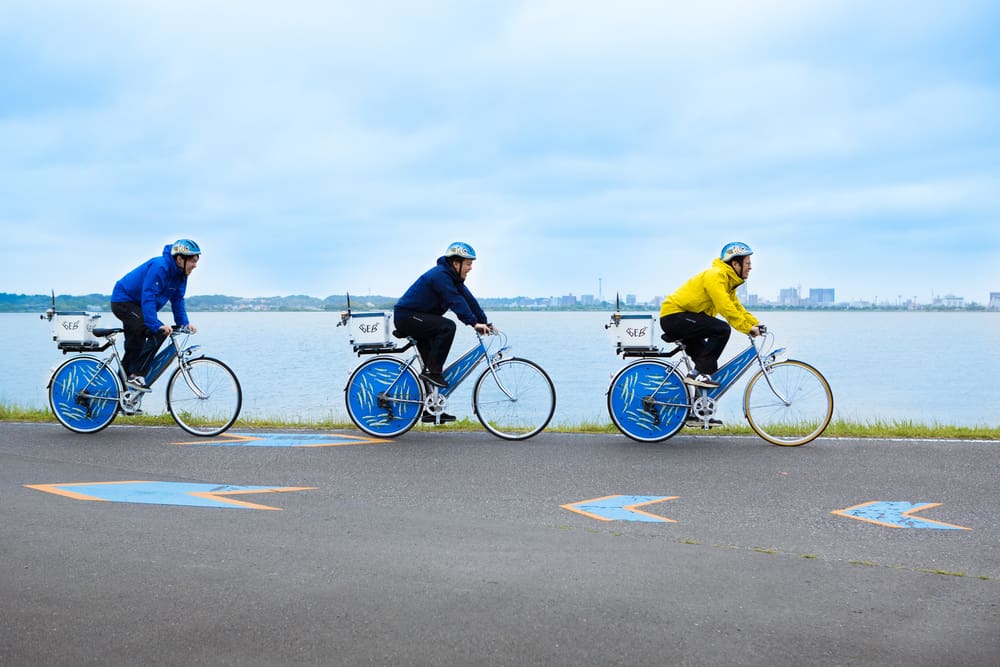 BEB5土浦】サバ釣り専用自転車「サバイシクル」で、往復12時間、120km