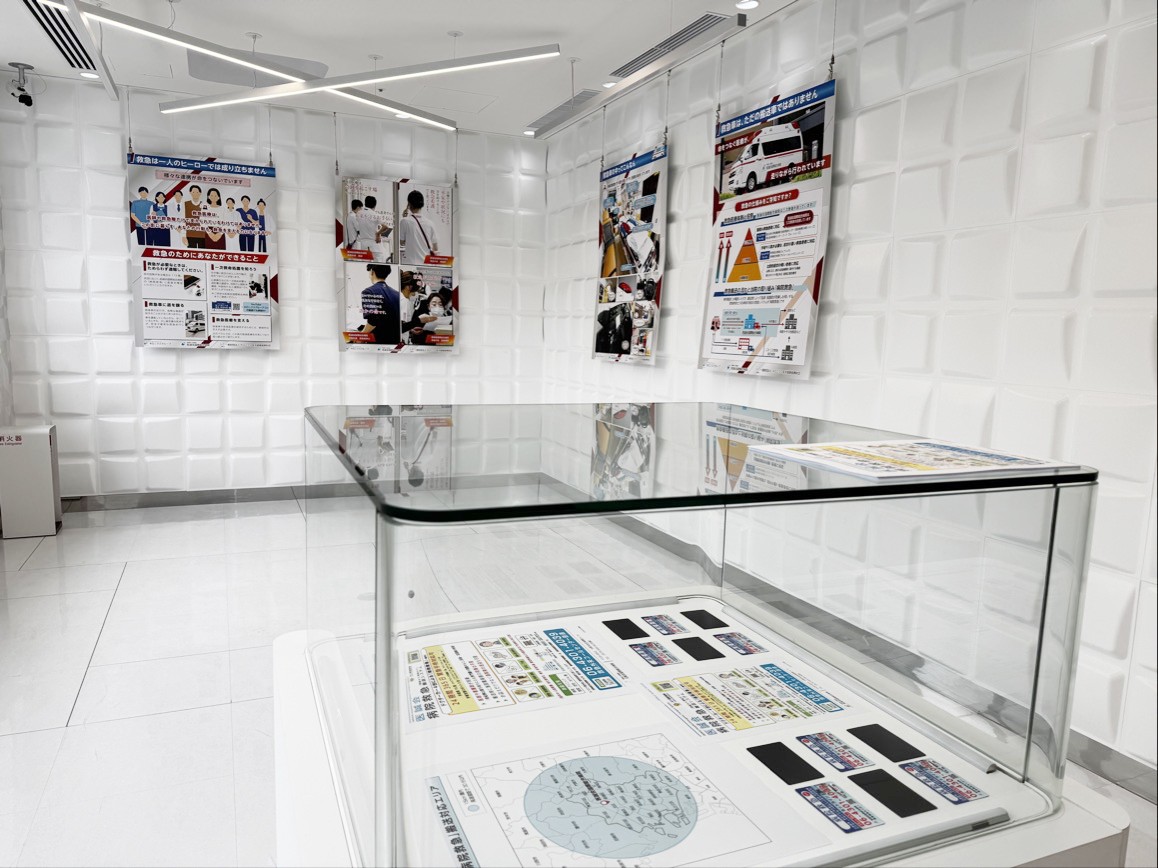 救急医療を可視化する企画展を大阪市内病院で開催