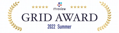 アールスリー、kintone連携サービス「gusuku Customine」が ITreview Grid Award 2022 Summer Leaderを受賞