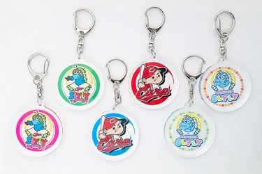 ガチャCAN自販機限定 「カープ コラボアクリルキーホルダー」を3月18日より販売開始