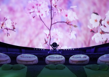 3館同時企画 「プラネタリウムに満開の桜！桜ウェルカムドームでお花見気分。」 プラネタリア TOKYO　 “宇宙はラズベリーの香り”フェア開催！ ネット配信　おうちでもプラネタリウム気分。VR配信に新作登場