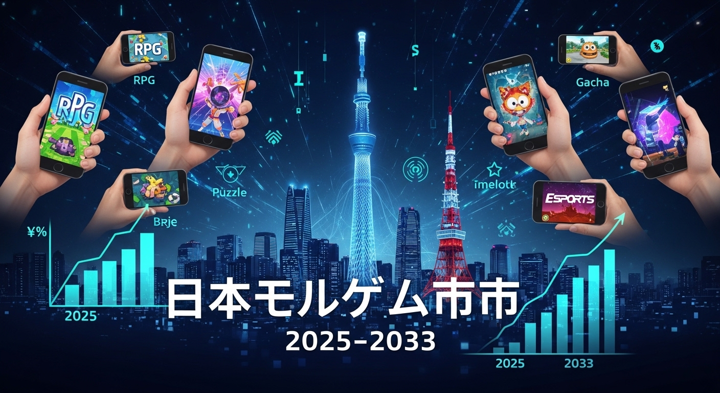 日本モバイルゲーム市場規模、成長、トレンド予測 2025～2033