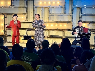 アコーディオンの音色に包まれタイムスリップ！ 「懐メロボーイ＆ガール」川野夏美＆三丘翔太ジョイントライブ大盛況！