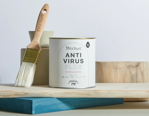 抗ウイルス機能を備えた新しい室内かべ用ミルクペイント 「MILK PAINT 室内かべ用 ANTI VIRUS PLUS」新発売