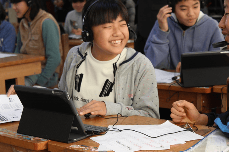 マンツーマンレッスンの様子