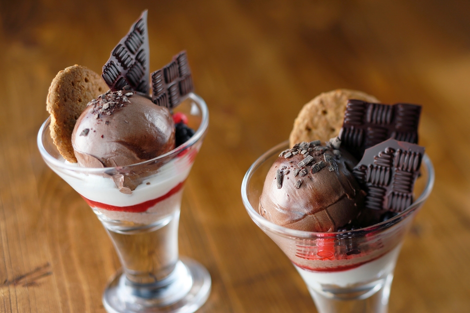 自分でつくるチョコレートパフェ