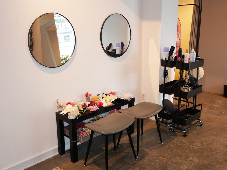 ヘアセットも可能！