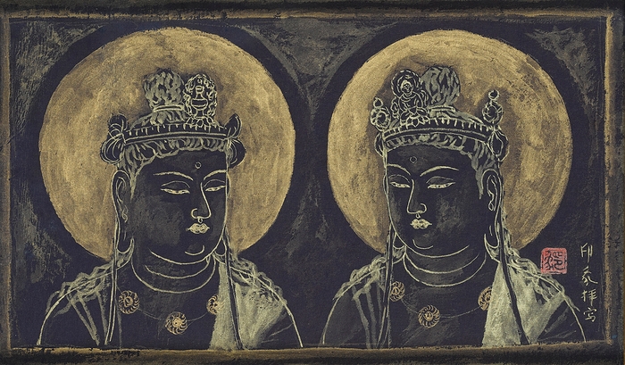 観音と勢至 1960年