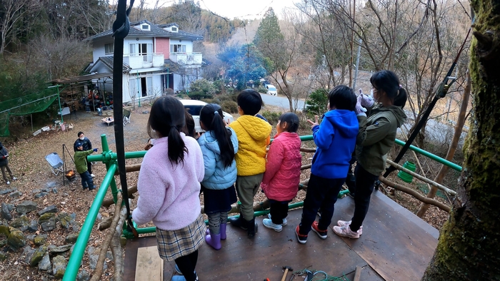 ツリーハウス完成