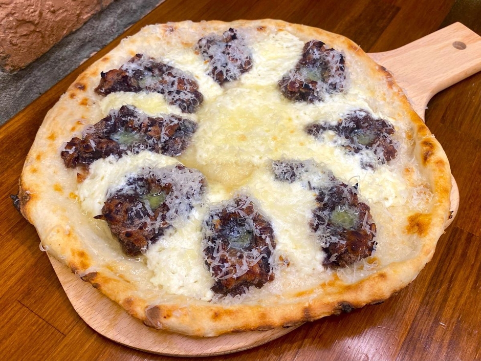 あんこ&マスカルポーネピザ