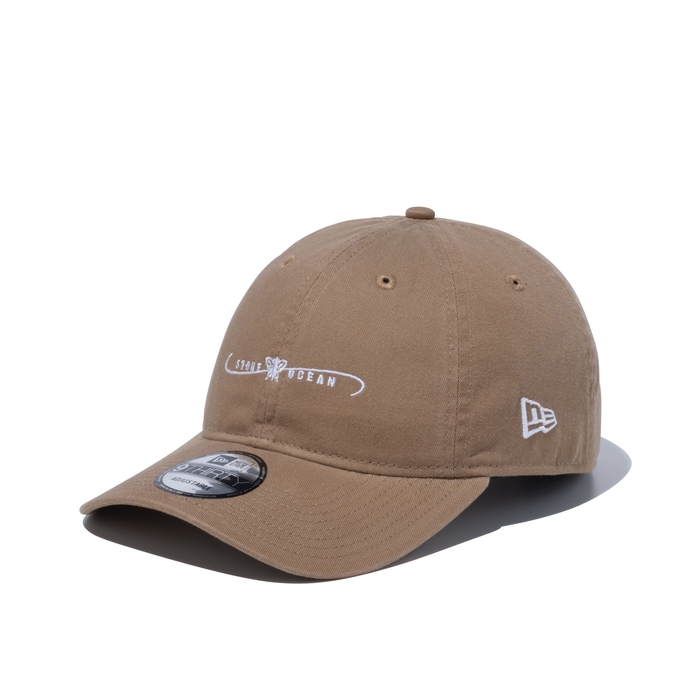 ジョジョの奇妙な冒険 ストーンオーシャン【NEW ERA】9THIRTYモデル STONE OCEAN LOGO KHAKI(3)