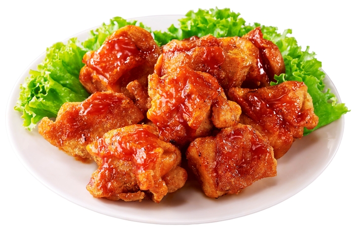 ヤンニョムチキン 調理例