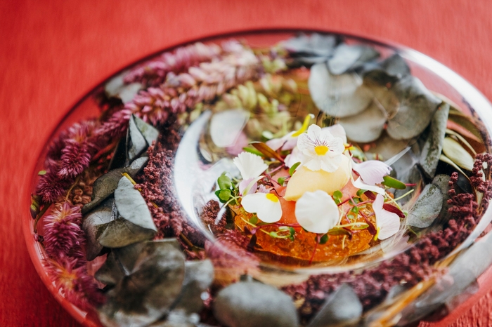 【軽井沢ホテルブレストンコート】デセール・ド・ラ・バレンタイン_1品目:出会い_01