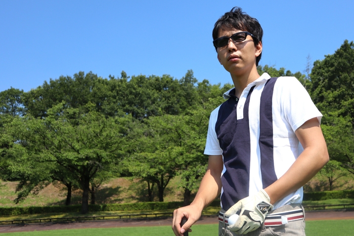 芝目がよく見えるので、ゴルフに最適!