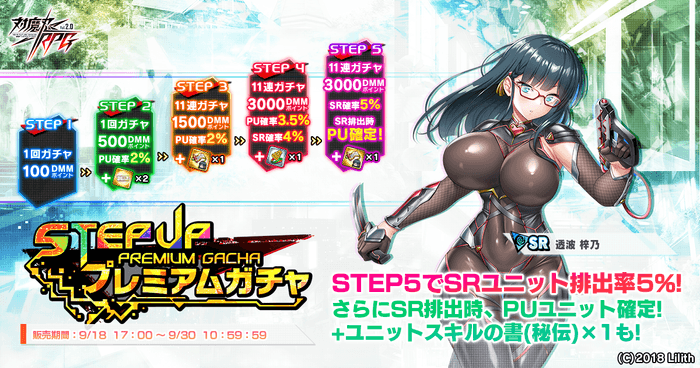 ステップアッププレミアムガチャ