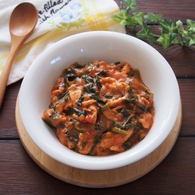 ママ医師おすすめ豚肉トマトクリーム煮10分レシピ!パスタソースと冷凍野菜で時短に