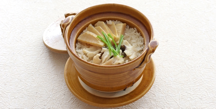 筍と鳴門鯛の土鍋炊き込み御飯