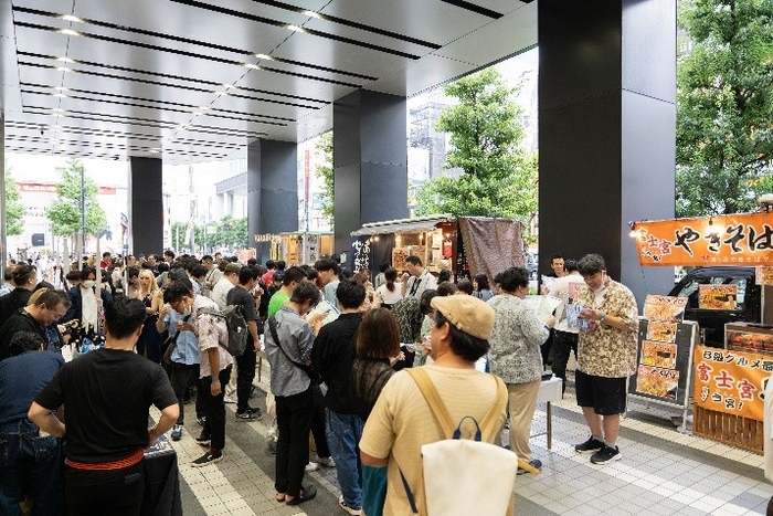 去年開催時屋外キッチンカーエリア