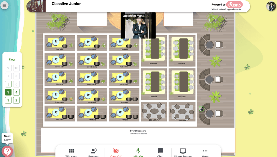 オンラインキャンパス@Remo