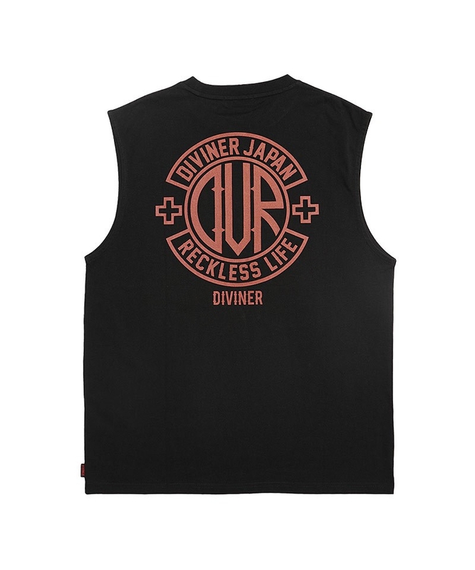 Clique Logo Nosleeve(ブラック/レッド)