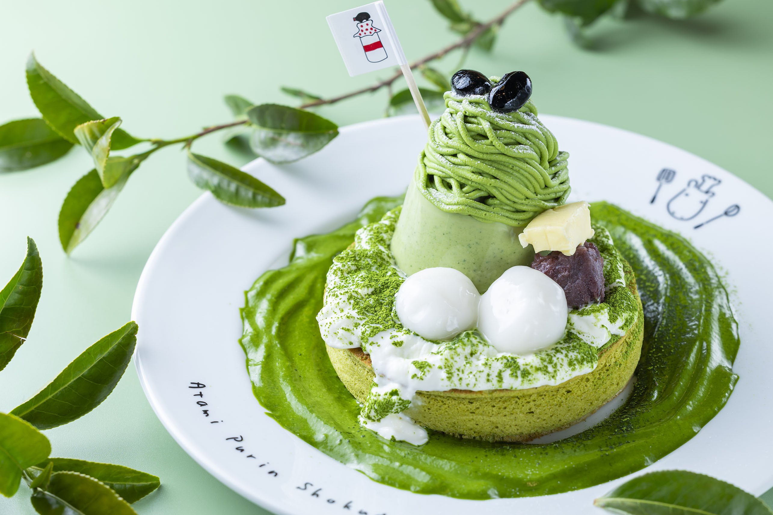 むっちゃ抹茶プリンパンケーキ 1,500円