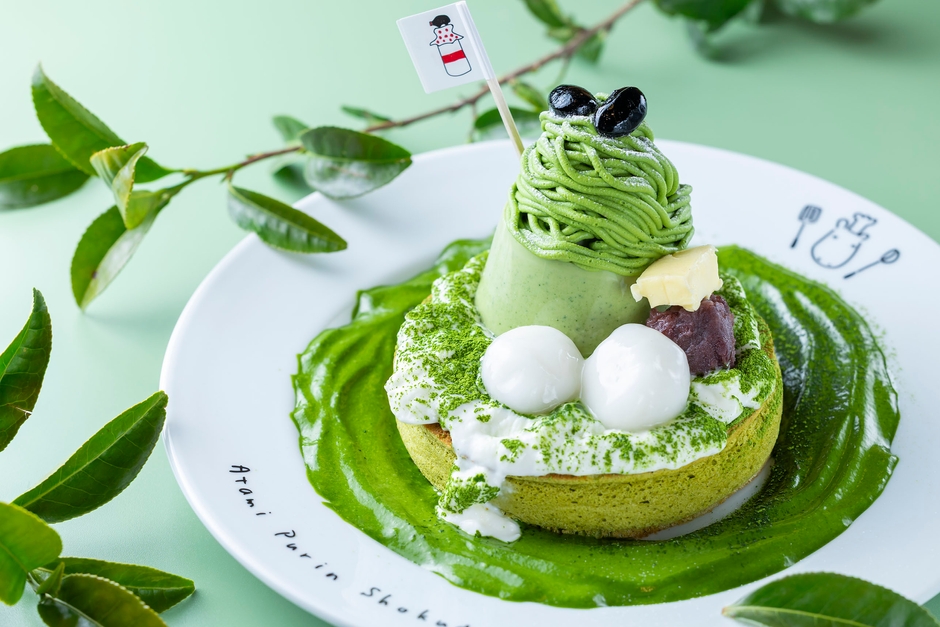 むっちゃ抹茶プリンパンケーキ 1,500円