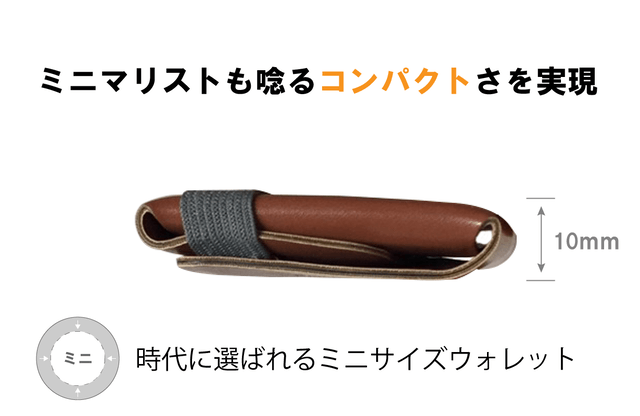毎日使うから財布はコンパクトにしたい