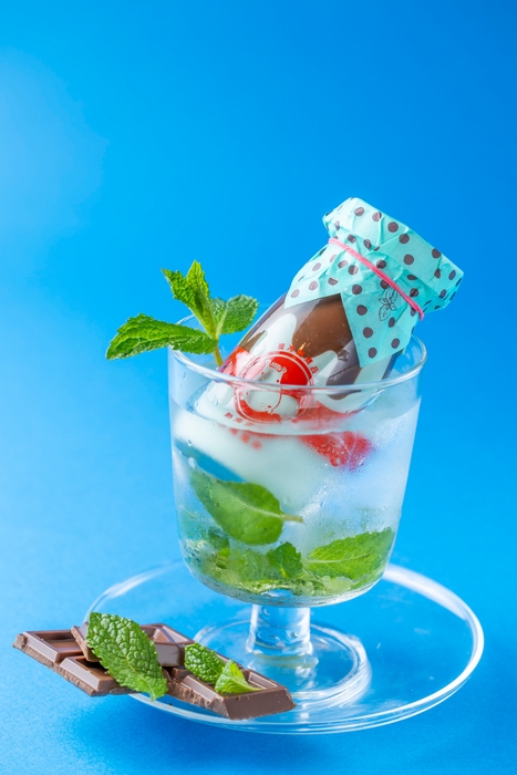 チョコミントプリン 480円