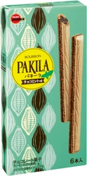 ブルボン、ひんやり爽やかな冷涼感が拡がる 「パキーラチョコミント味」を6月20日(火)にルート限定発売！ ～夏向けの“ひんやりタイプ”スティックチョコ～