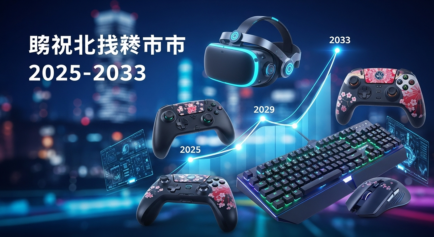 日本のゲーム機市場は2033年までに70億米ドルに達すると予測｜年平均成長率9.1%を記録